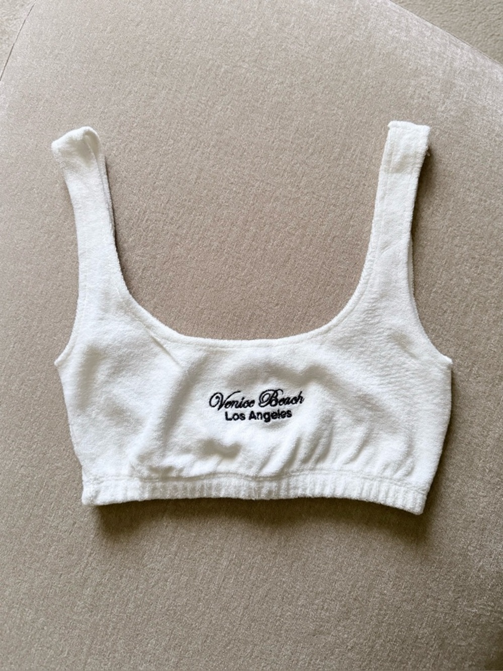 Zara Terrycloth Crop Top - New!
